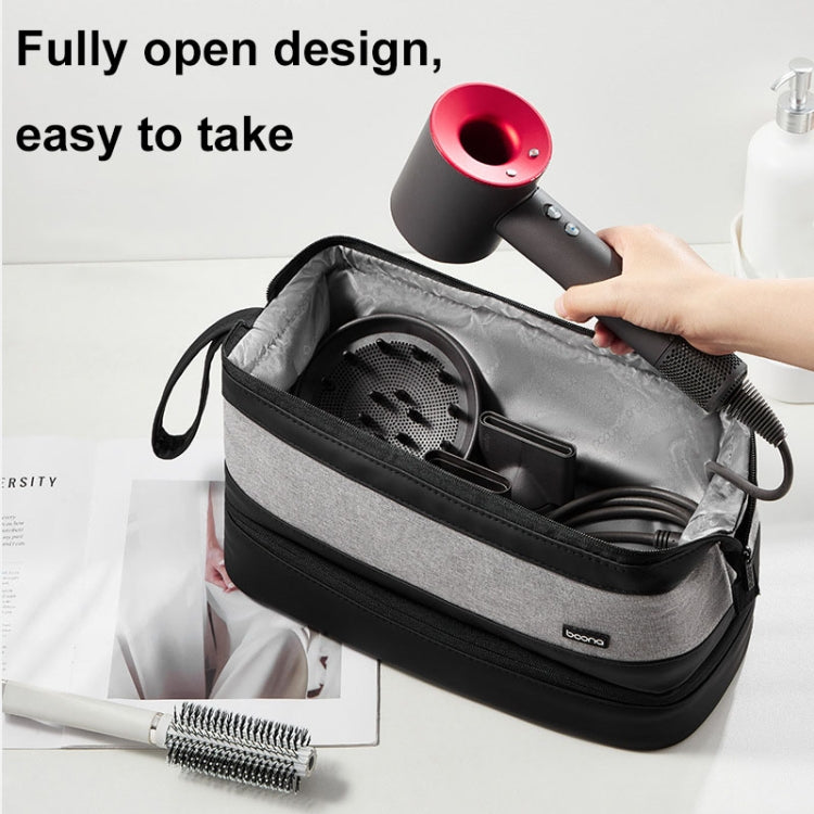 For Dyson Baona BN-DS005 Large-capacity Double-layer Hair Dryer Curling Iron Storage Bag