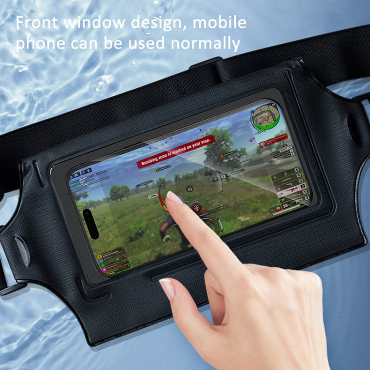 IPX8 Waterproof Mobile Phone Waist Bag Fishing Mountaineering Cycling Sports Chest Bag