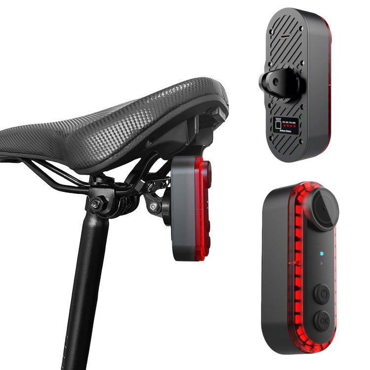 Bike Warning Tail Light 1080P WiFi Camera Recorder Waterproof Bicycle Rear Light for Riding Cycling