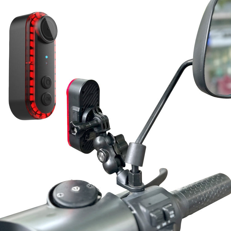 Bike Warning Tail Light 1080P WiFi Camera Recorder Waterproof Bicycle Rear Light for Riding Cycling