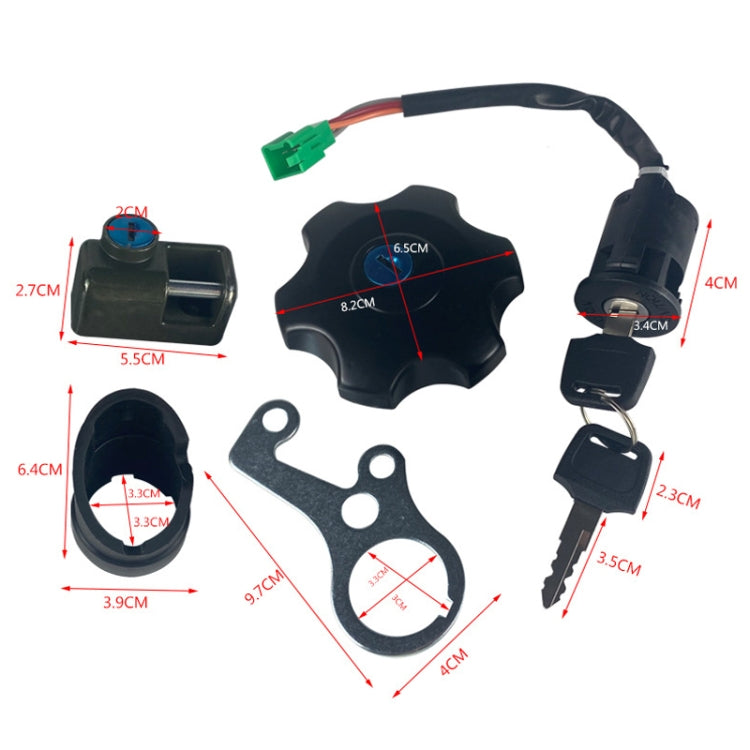 For Suzuki DR-Z400 ATV Off-road Vehicle Ignition Switch Set