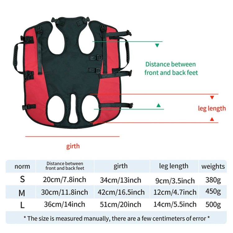 Dog Carrier Backpack Horizontal Four-legged Carrying Bag For Outdoor Riding