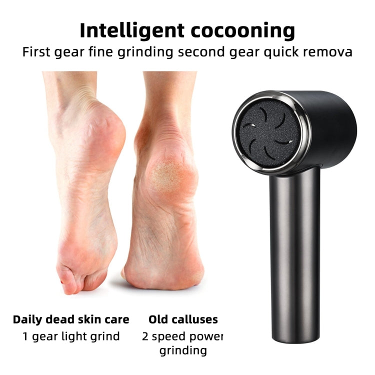 Electric Callus Remover with Vacuum Absorption 2 Speeds Adjustable Waterproof  Foot Care Tool
