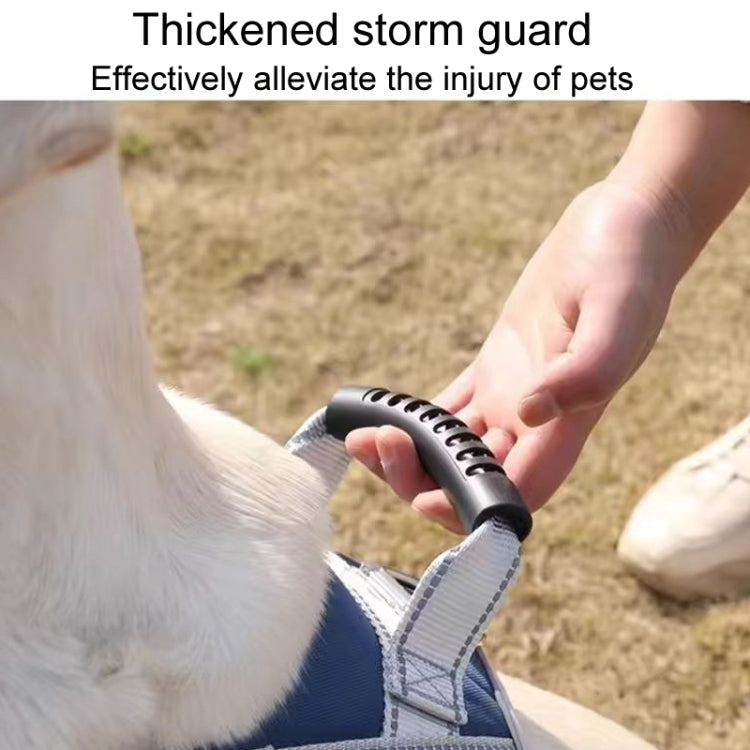 Large Dog Explosion Proof Punch Chest Harness Dog Travelling Leash