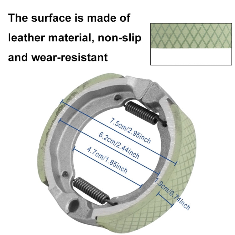 For Ninebot MAX G30 Electric Scooter Drum Brake Metal Brake Pads Rear Wheel Drum Brake