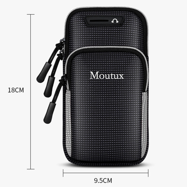 Moutux Outdoor Running Cell Phone Arm Bag Unisex Waterproof Sport Armband