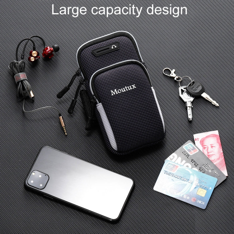 Moutux Outdoor Running Cell Phone Arm Bag Unisex Waterproof Sport Armband