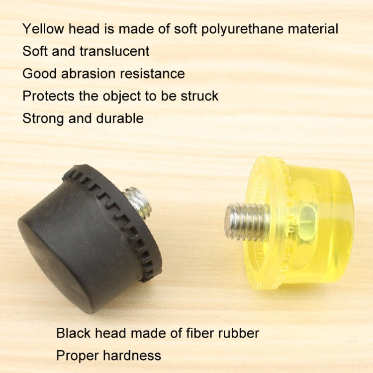 No Bounce Mounting Hammer Handmade DIY Double Face Tap Rubber Hammer