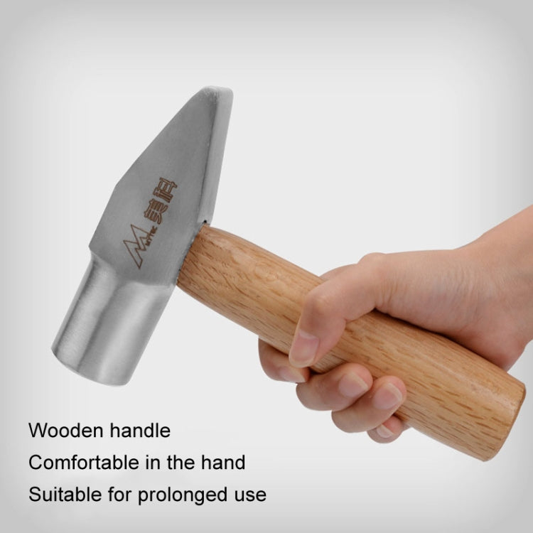 Silversmith Hammer Tool Short Handled Small Hammer Handmade Round Head Duckbill Hammer