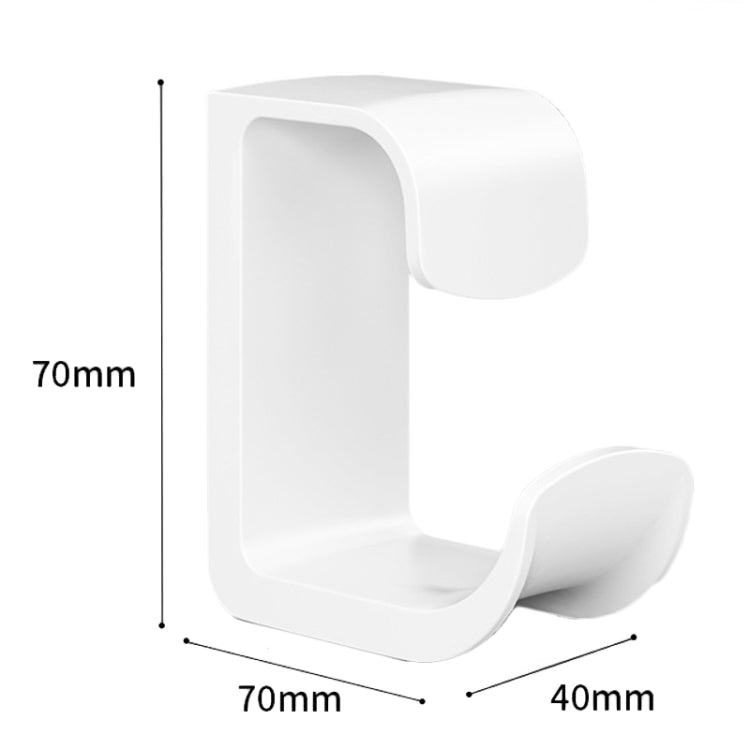 2pcs Bathroom Shelf No-Punch Washbasin Hook Kitchen Wall Mounted Storage Rack