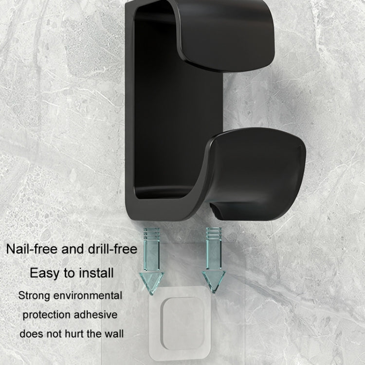 2pcs Bathroom Shelf No-Punch Washbasin Hook Kitchen Wall Mounted Storage Rack