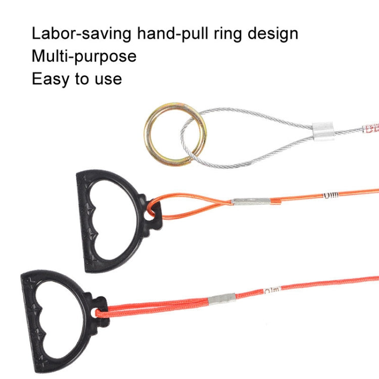 Measuring Rope With Scale Marking Pull Ring Deep Well Rope
