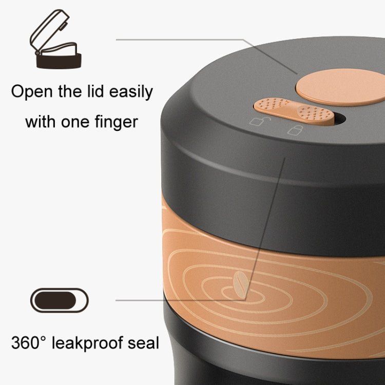 Portable Thermos Tea Brewer Coffee Filter Stainless Steel Carry-On French Press Kettle