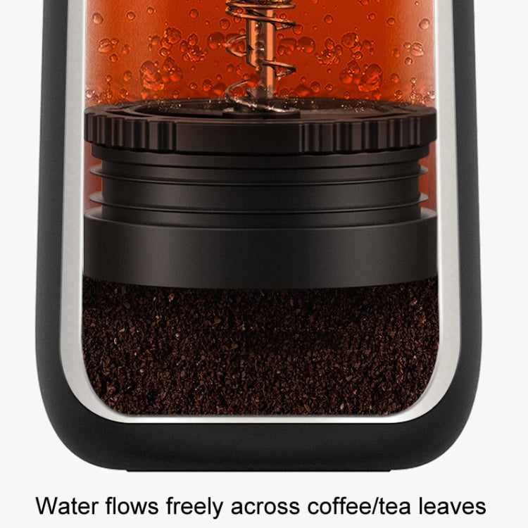 Portable Thermos Tea Brewer Coffee Filter Stainless Steel Carry-On French Press Kettle