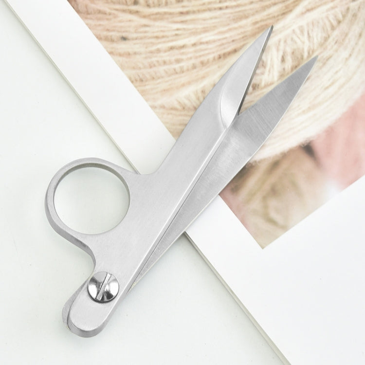 All Steel Thread Scissors Cross Stitch V-Shape Home Tailoring Yarn Scissors Fishing Shears