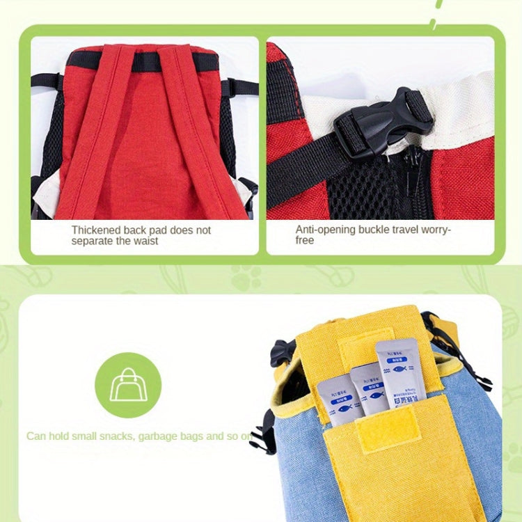 DONO Pet Four-legged Bag Outdoor Carrying Bag Breathable Backpack