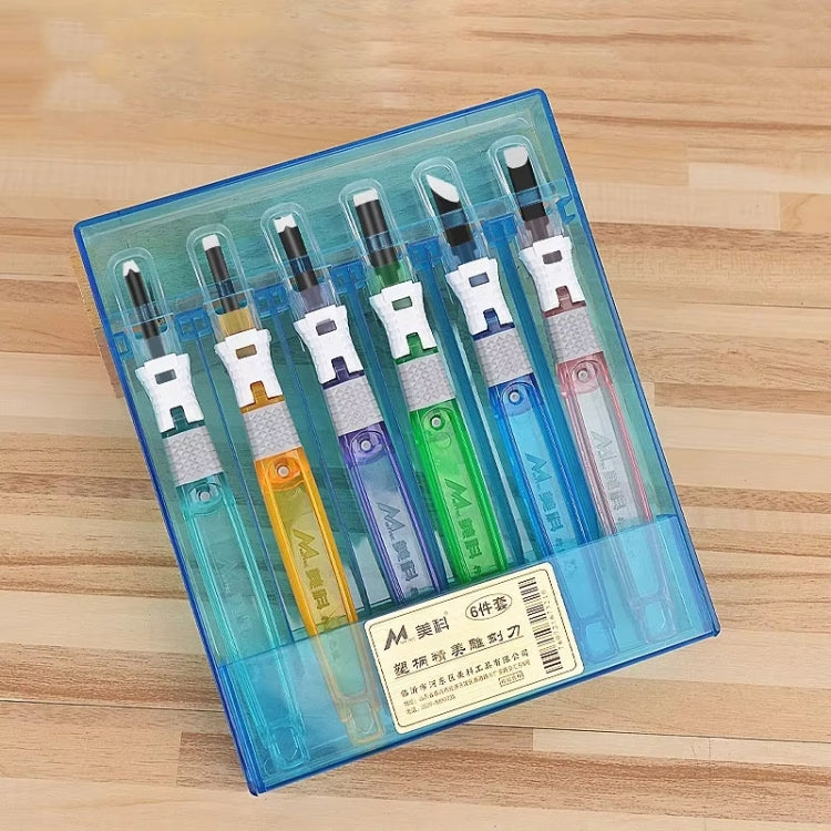 Carpenter Seal Carving Tools Alloy Bit Plastic Handle Carving Knife