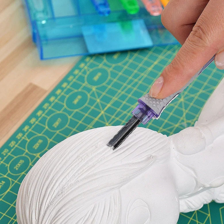 Carpenter Seal Carving Tools Alloy Bit Plastic Handle Carving Knife