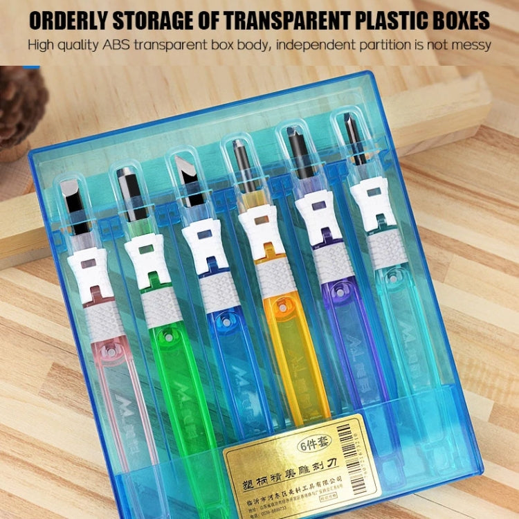 Carpenter Seal Carving Tools Alloy Bit Plastic Handle Carving Knife