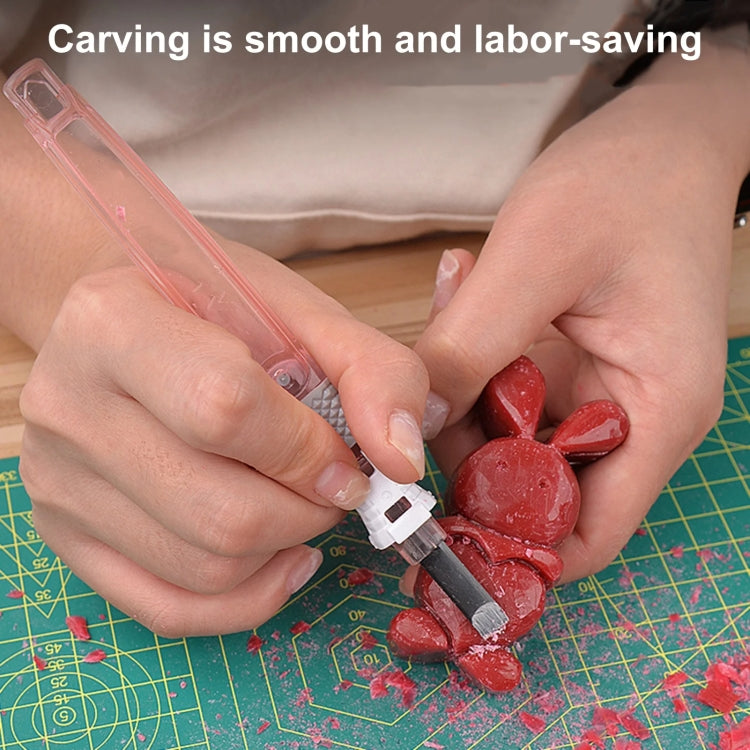 Carpenter Seal Carving Tools Alloy Bit Plastic Handle Carving Knife