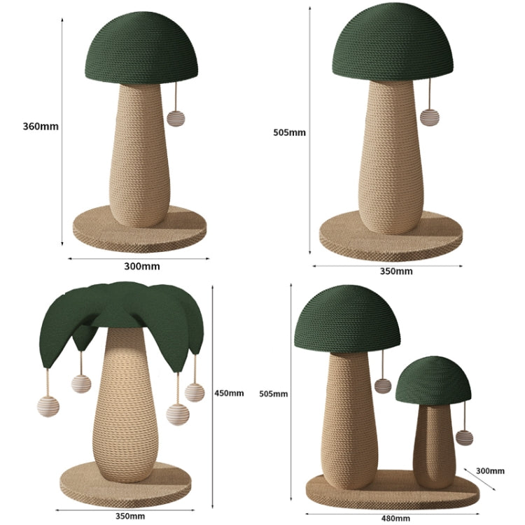 Vertical Sisal Cat Scratching Post Wear-Resistant Cat Interactive Toy