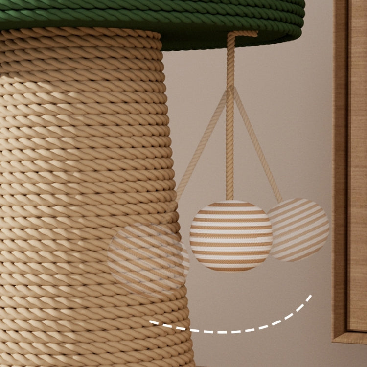 Vertical Sisal Cat Scratching Post Wear-Resistant Cat Interactive Toy