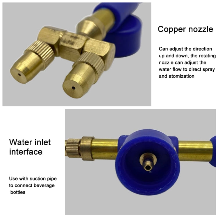 Reciprocating Push-Pull Sprayer Adjustable Garden Manual Sprayer for Most Bottles