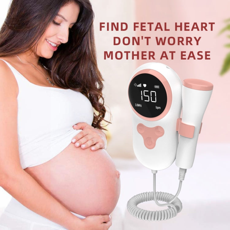 T505 IP5 Dustproof And Waterproof Pregnant Women Home Doppler Fetal Heart Rate Monitor