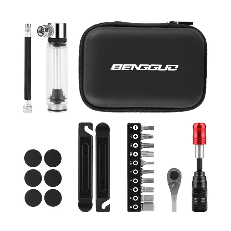 BENGGUO Bicycle Repair Tool Mountain Bike Ratchet Wrench Repair Combination Set