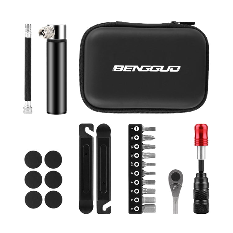 BENGGUO Bicycle Repair Tool Mountain Bike Ratchet Wrench Repair Combination Set