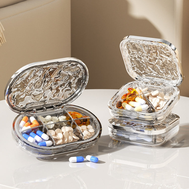 Portable Medicine Dispenser Traveling Carrying Plastic Organizer