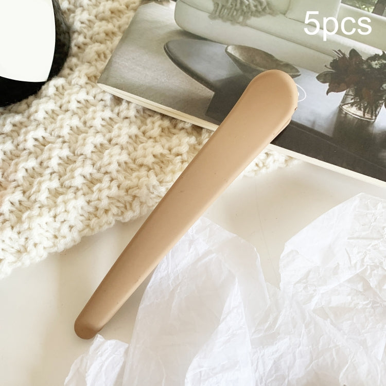5pcs 7.8cm Duckbill Clip Straight Bangs Clip Simple Personalized Side Clip