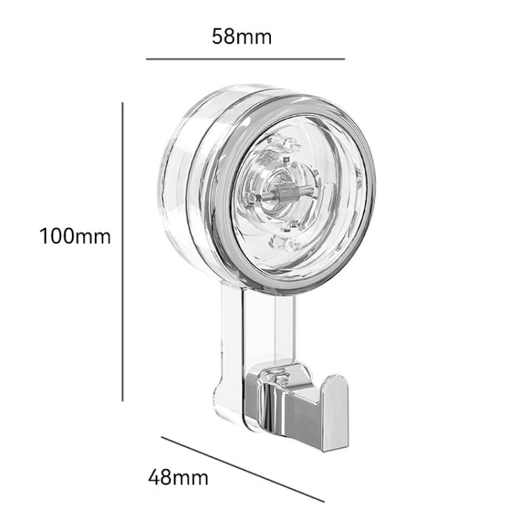 Bathroom Suction Cup Hooks Household Wall Mounted Hanging Organizer