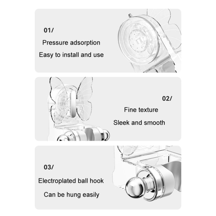 Bathroom No-Punch Suction Cup Shower Bracket Household Storage Shelf Base