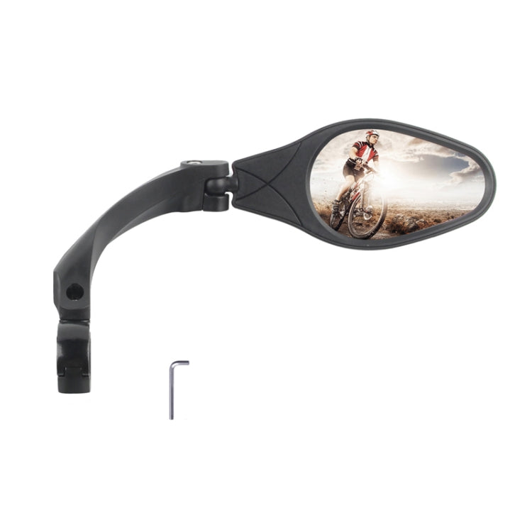 Bicycle Stainless Steel Mirror Foldable Rotating Rearview Mirror