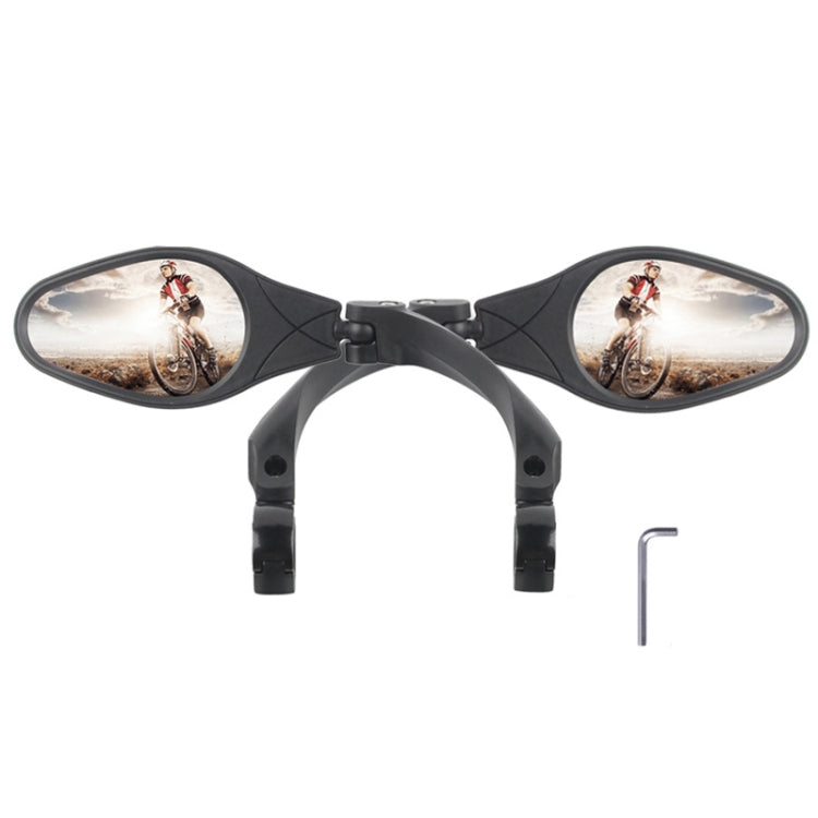 Bicycle Stainless Steel Mirror Foldable Rotating Rearview Mirror