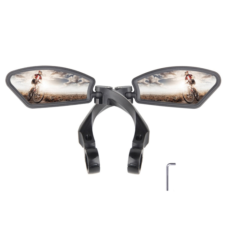 Bicycle Stainless Steel Mirror Foldable Rotating Rearview Mirror