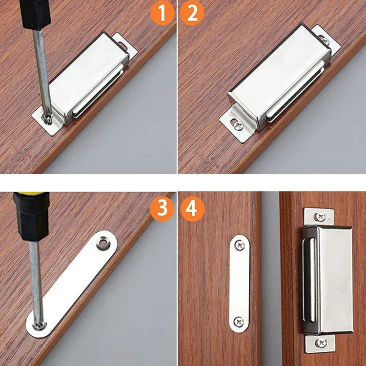 Stainless Steel Magnetic Door Catch Kitchen Cabinet Catches Magnet Latches For Door