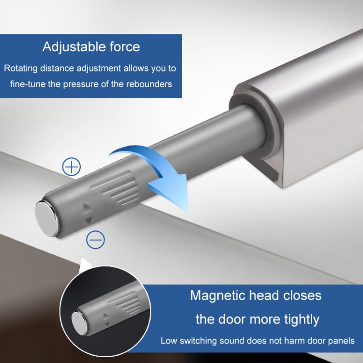 Cabinet Door Magnetic Self-rebounder Drawer Invisible Press Spring Door Opener