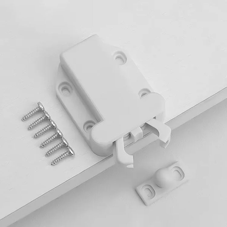 Bouncing Press Type Cabinet Door Catches Self Lock Hidden Drawer Cupboard Door Closer