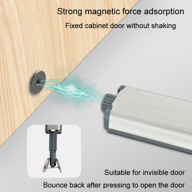 Magnetic Push Latches Cabinet Door Rebounder No Handle Push to Open Cabinet Hardware