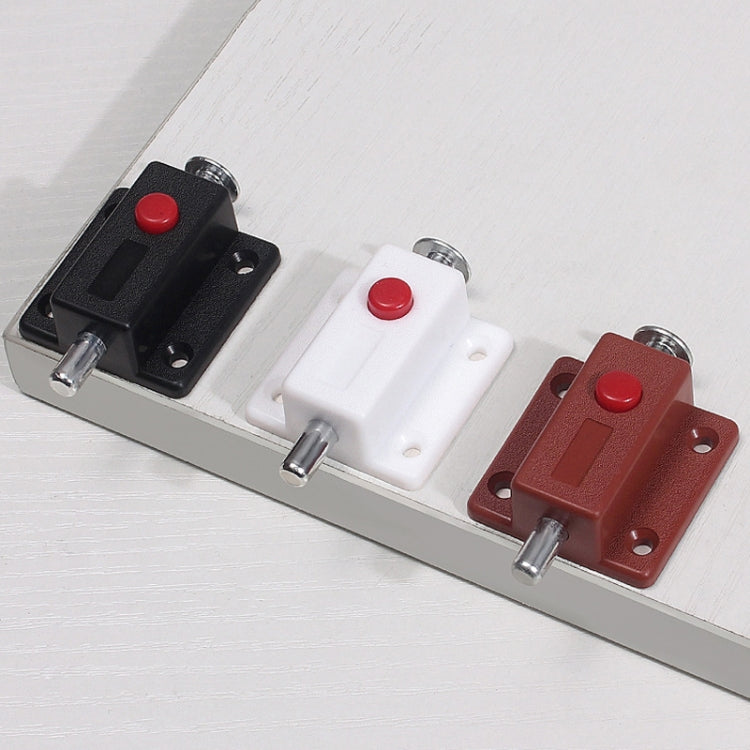 2pcs Plastic Cabinet Door Spring Latch Window Door Bolts Safety Latch Lock