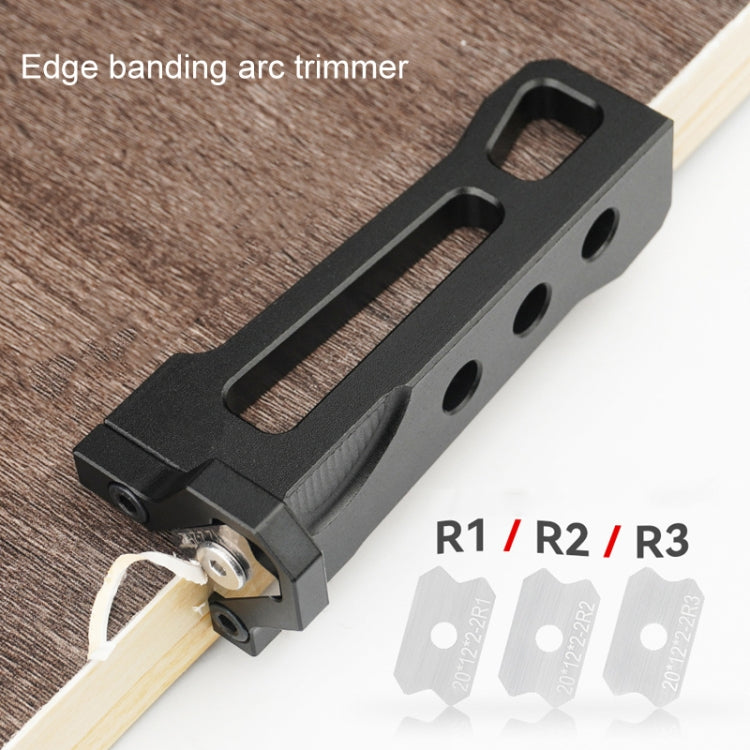 Woodworking Edge Banding Manual Arc Trimmer Board Chamfering Fillet Scraper