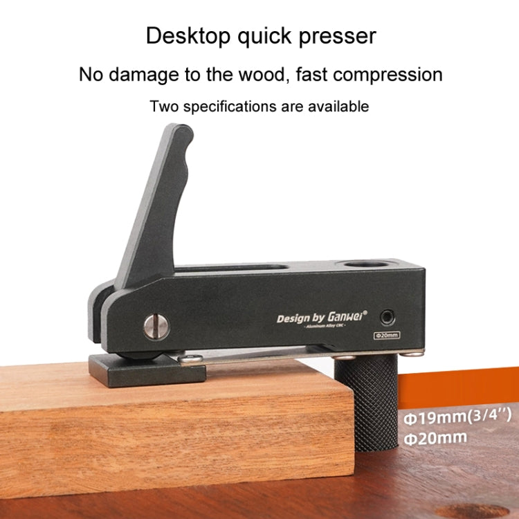 Ganwei Woodworking Desktop Quick Acting Hold Down Clamp Desktop Fast Fixed Clip
