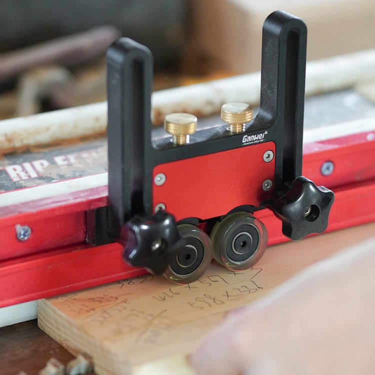 Table Saws Pressing Feeder Roller Guides Feather Loc Board Safety Pushing Auxiliary Tool