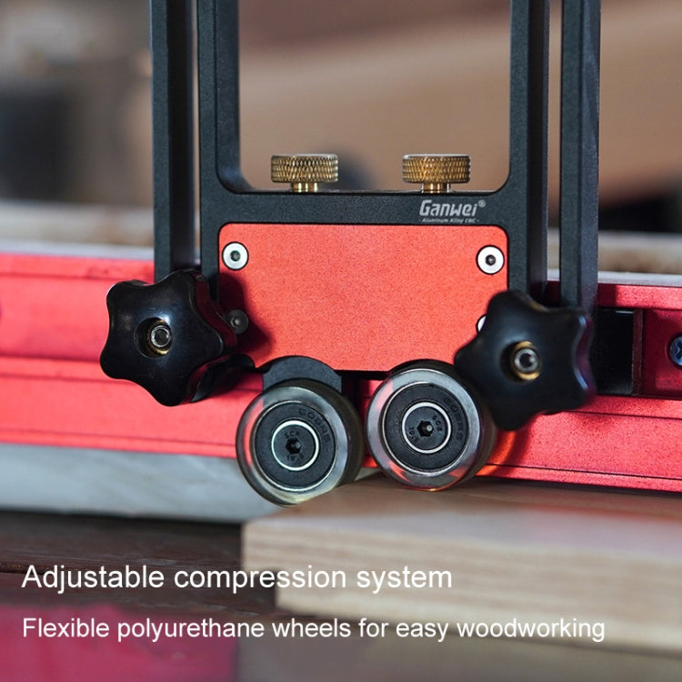 Table Saws Pressing Feeder Roller Guides Feather Loc Board Safety Pushing Auxiliary Tool