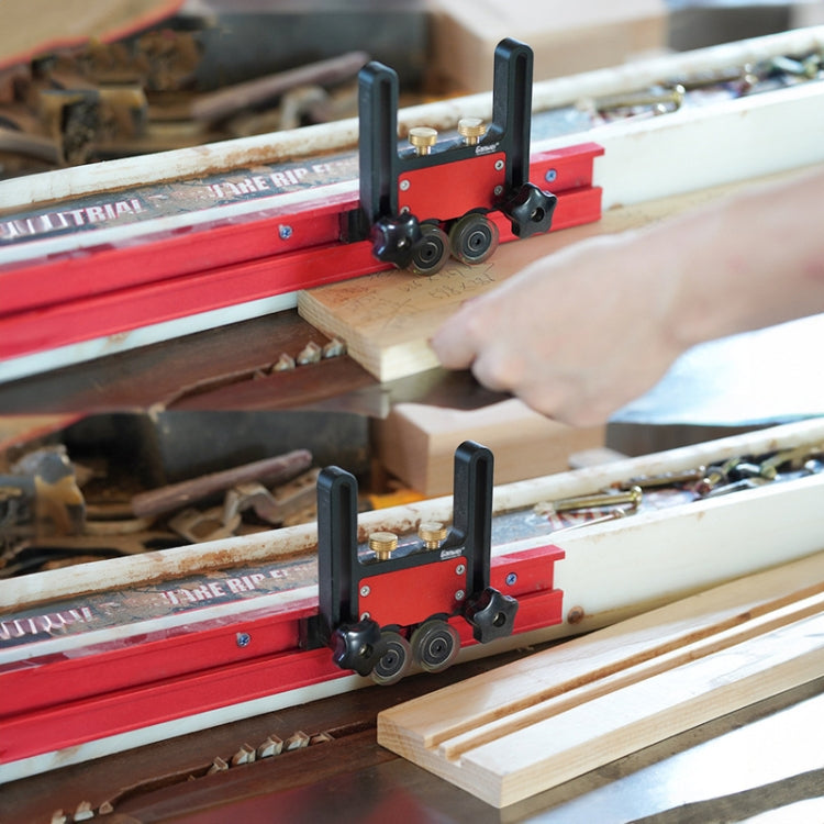 Table Saws Pressing Feeder Roller Guides Feather Loc Board Safety Pushing Auxiliary Tool