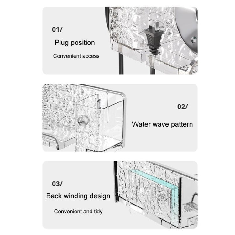 Household Hair Dryer Shelf Bathroom No Punching Wall Mounted Storage Rack