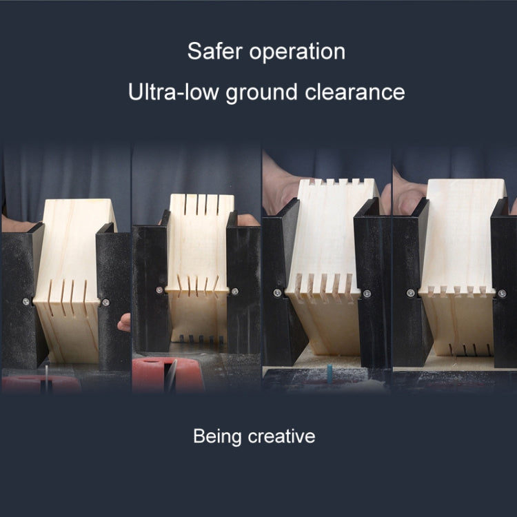 Router Table Right Angle Spline Jig Fixture Making Frames Drawer Dovetailing Slotting Tool