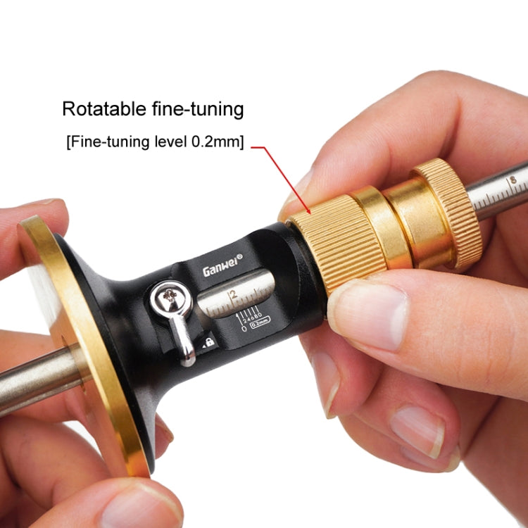 Ganwei 0.2mm Precision European Scriber Marking Gauge Parallel Line Drawing Woodworking Tool